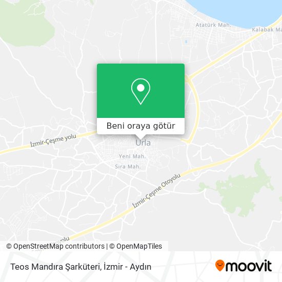 Teos Mandıra Şarküteri harita