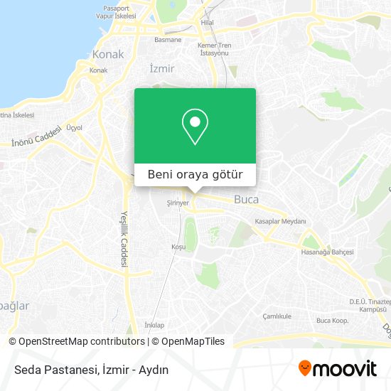 Seda Pastanesi harita