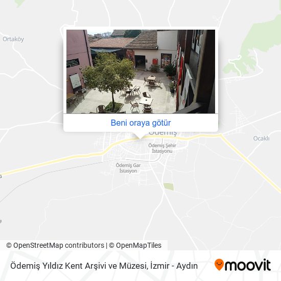 Ödemiş Yıldız Kent Arşivi ve Müzesi harita