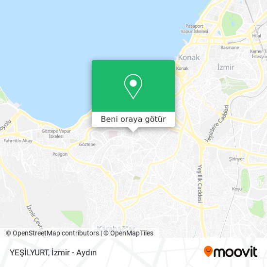 YEŞİLYURT harita
