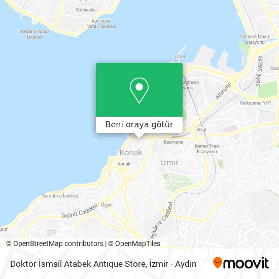 Doktor İsmail Atabek Antıque Store harita