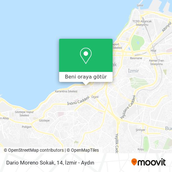 Dario Moreno Sokak, 14 harita