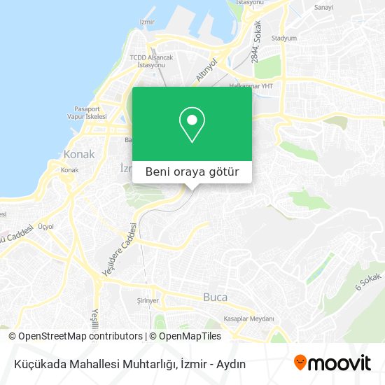 Küçükada Mahallesi Muhtarlığı harita