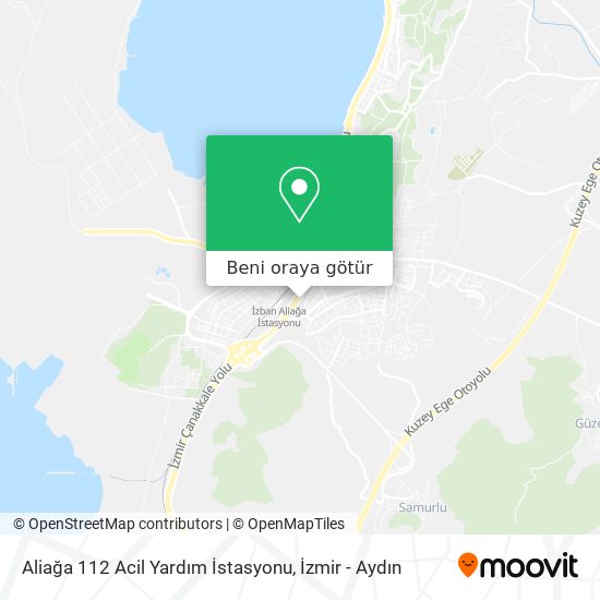 Aliağa 112 Acil Yardım İstasyonu harita