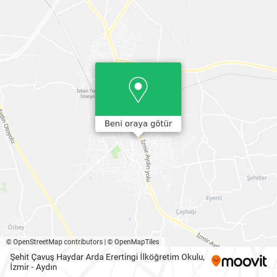Şehit Çavuş Haydar Arda Erertingi İlköğretim Okulu harita