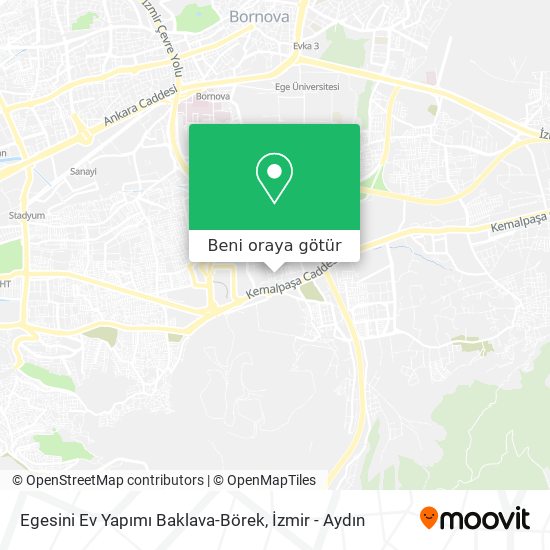 Egesini Ev Yapımı Baklava-Börek harita