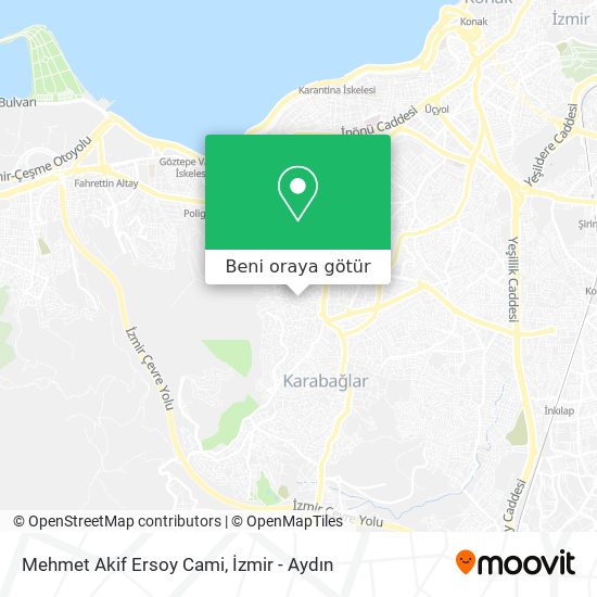 Mehmet Akif Ersoy Cami harita