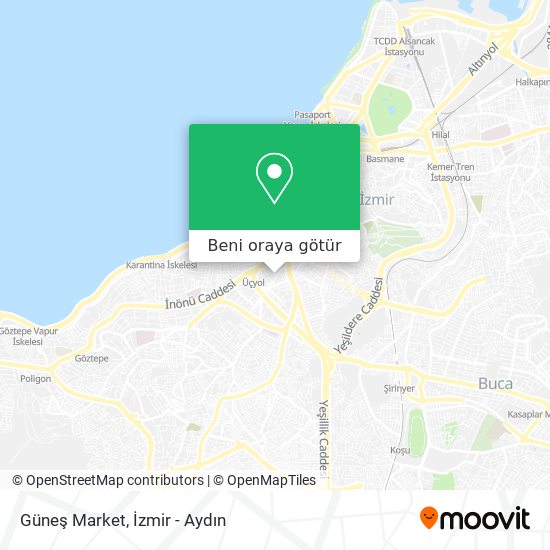 Güneş Market harita
