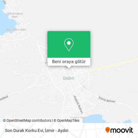 Son Durak Korku Evi harita