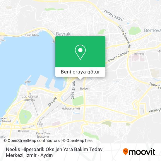 Neoks Hiperbarik Oksijen Yara Bakim Tedavi Merkezi harita
