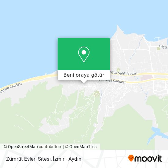 Zümrüt Evleri Sitesi harita