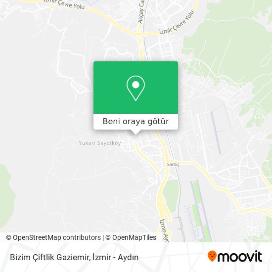 Bizim Çiftlik Gaziemir harita