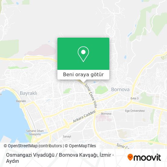 Osmangazi Viyadüğü / Bornova Kavşağı harita