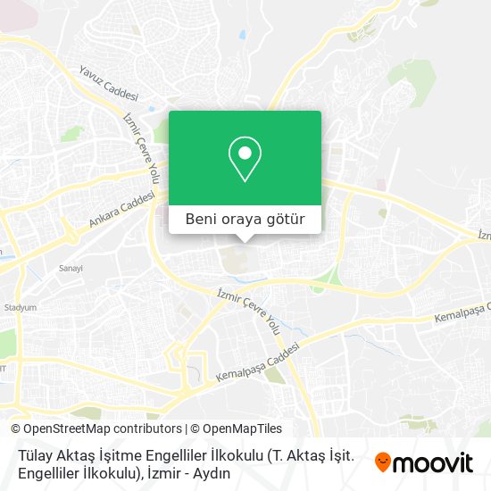 Tülay Aktaş İşitme Engelliler İlkokulu (T. Aktaş İşit. Engelliler İlkokulu) harita
