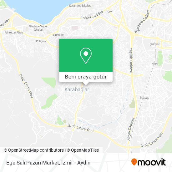 Ege Salı Pazarı Market harita