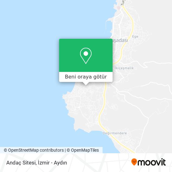 Andaç Sitesi harita