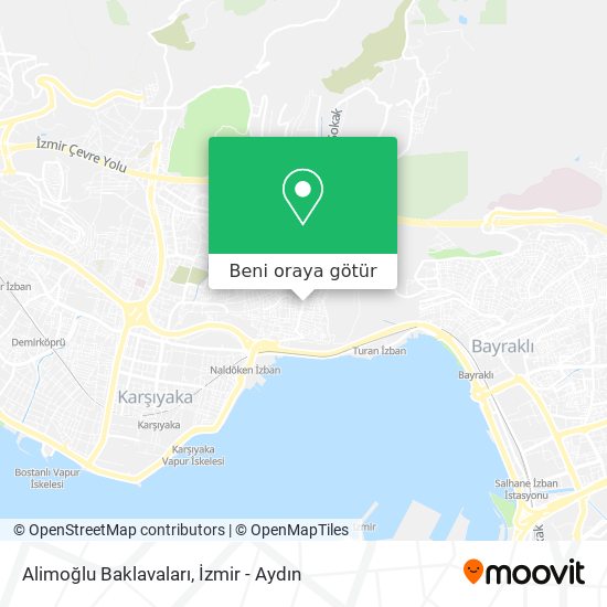 Alimoğlu Baklavaları harita