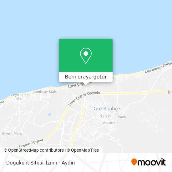 Doğakent Sitesi harita