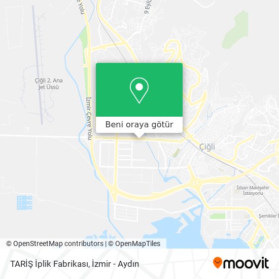 TARİŞ İplik Fabrikası harita