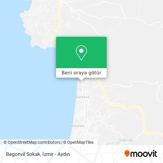 Begonvil Sokak harita