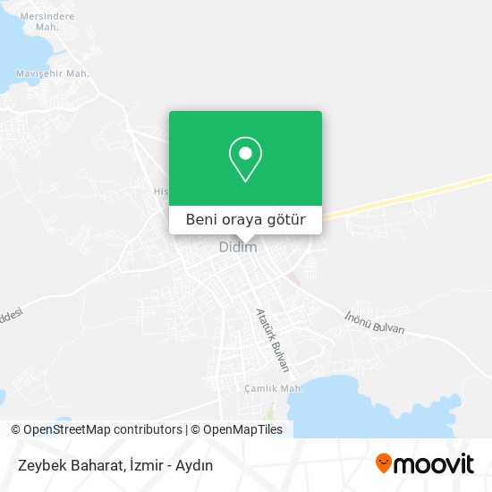 Zeybek Baharat harita
