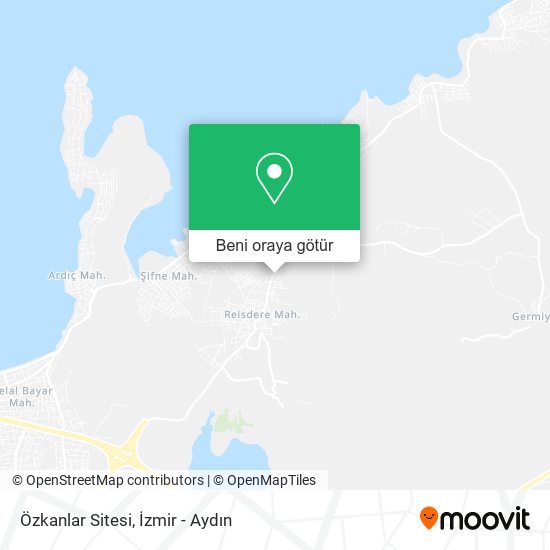 Özkanlar Sitesi harita