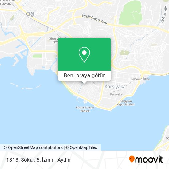 1813. Sokak 6 harita
