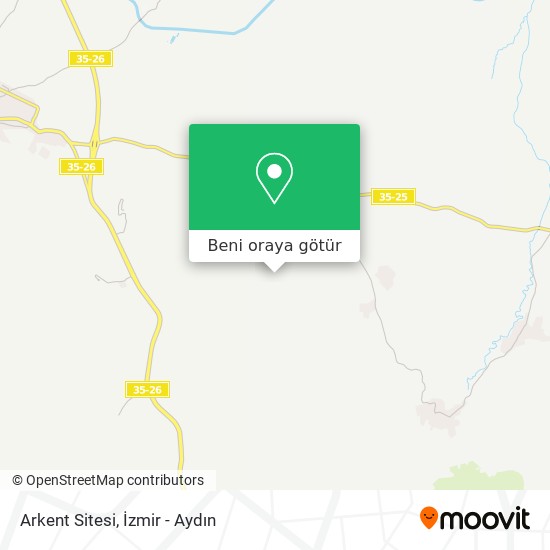 Arkent Sitesi harita