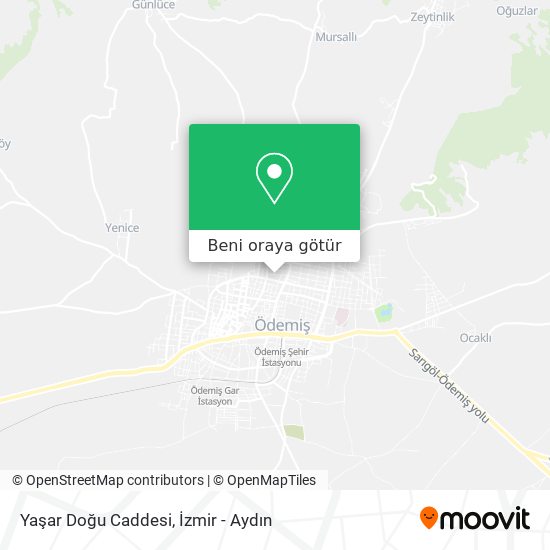 Yaşar Doğu Caddesi harita