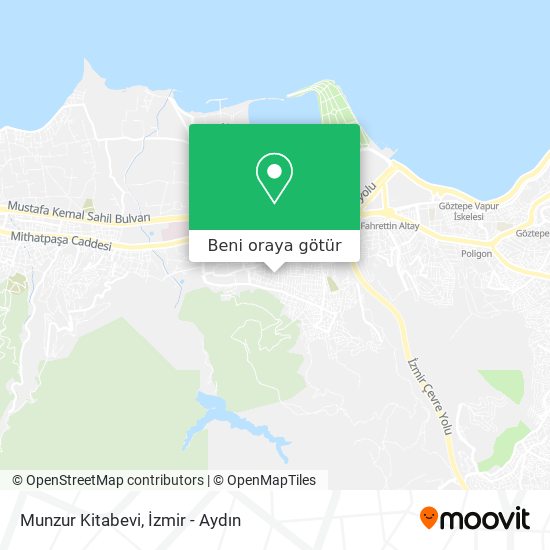 Munzur Kitabevi harita