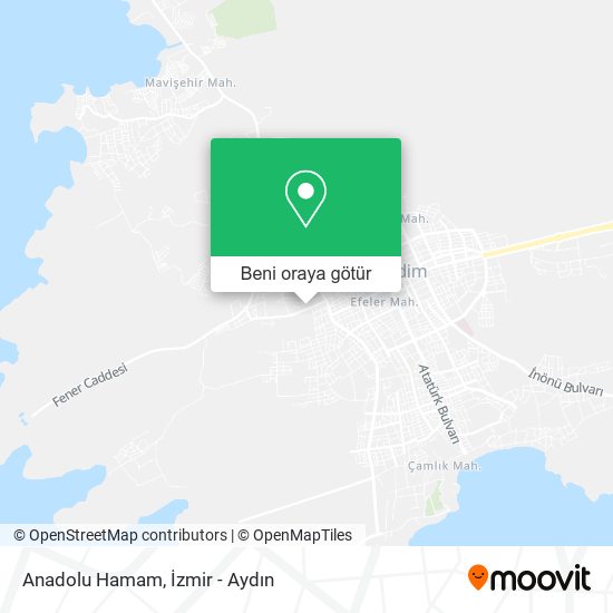 Anadolu Hamam harita