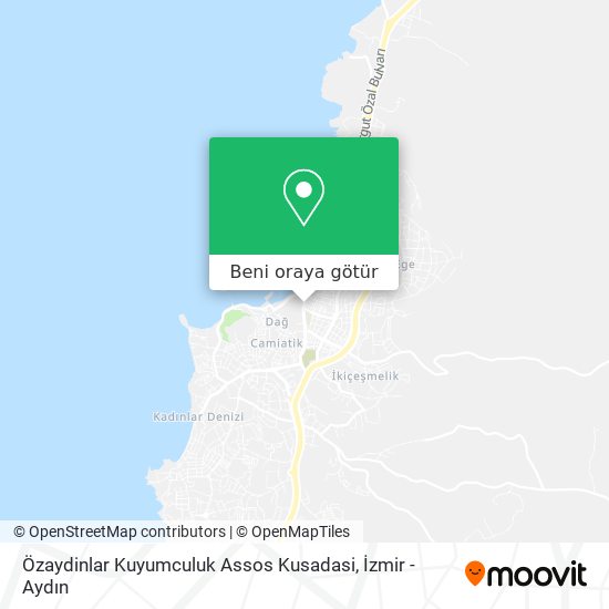 Özaydinlar Kuyumculuk Assos Kusadasi harita