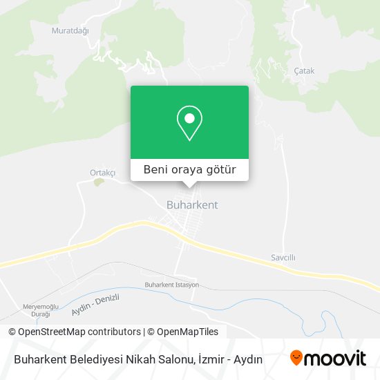 Buharkent Belediyesi Nikah Salonu harita