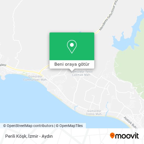 Perili Köşk harita