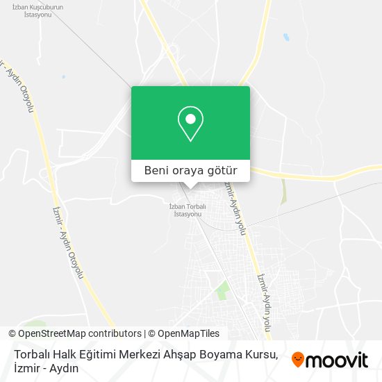 Torbalı Halk Eğitimi Merkezi Ahşap Boyama Kursu harita