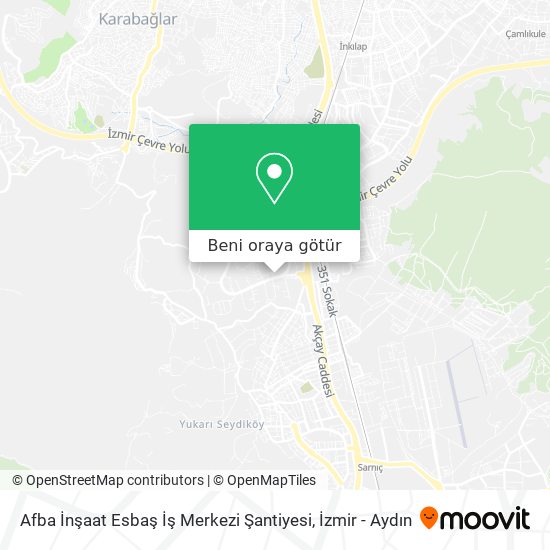 Afba İnşaat Esbaş İş Merkezi Şantiyesi harita