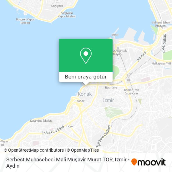 Serbest Muhasebeci Mali Müşavir Murat TÖR harita