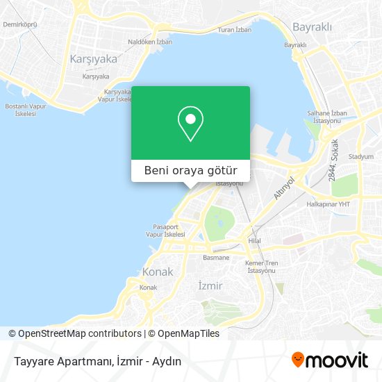Tayyare Apartmanı harita