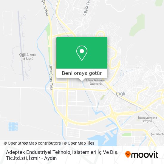 Adeptek Endustriyel Teknoloji sistemleri İç Ve Dış. Tic.ltd.sti harita