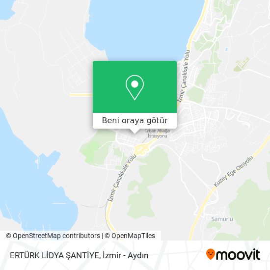 ERTÜRK LİDYA ŞANTİYE harita