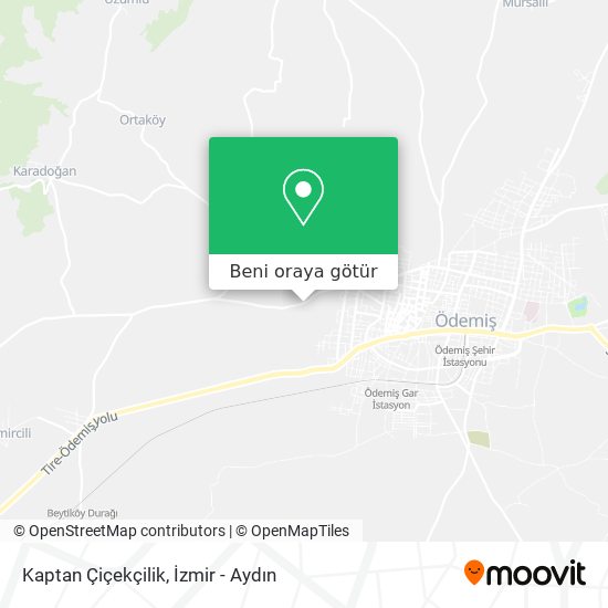 Kaptan Çiçekçilik harita