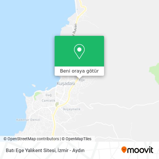 Batı Ege Yalıkent Sitesi harita