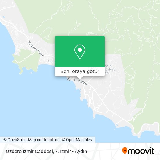 Özdere İzmir Caddesi, 7 harita