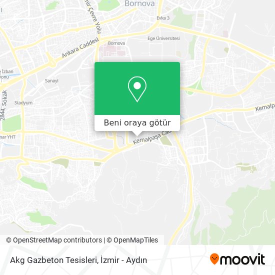 Akg Gazbeton Tesisleri harita