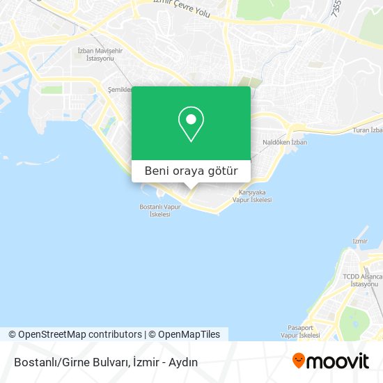 Bostanlı/Girne Bulvarı harita