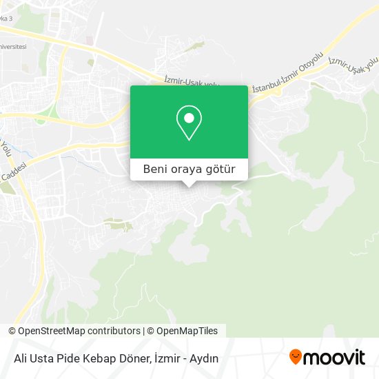 Ali Usta Pide Kebap Döner harita