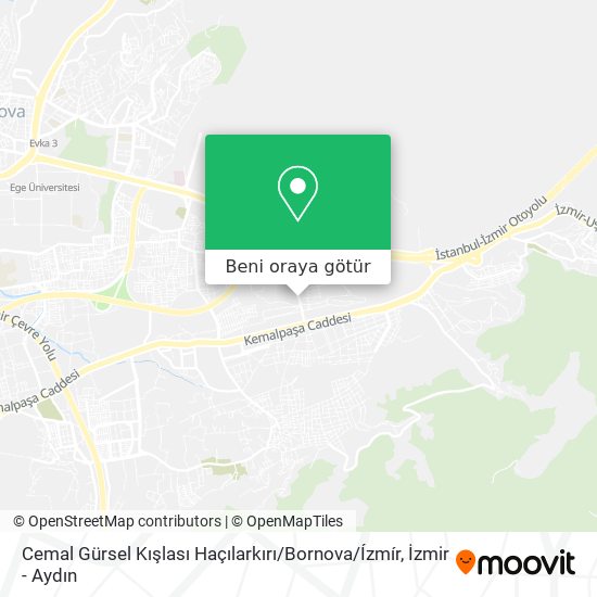 Cemal Gürsel Kışlası Haçılarkırı / Bornova / Ízmír harita