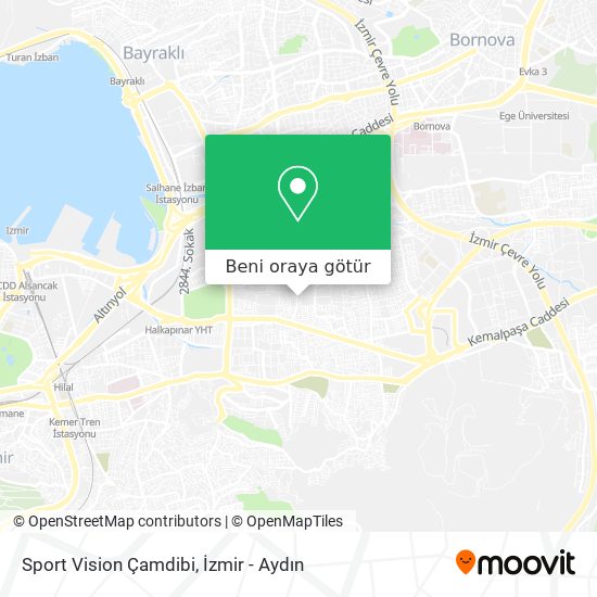 Sport Vision Çamdibi harita