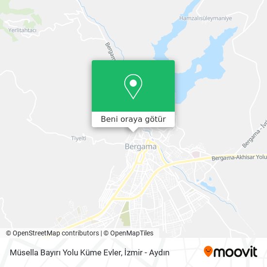 Müsella Bayırı Yolu Küme Evler harita