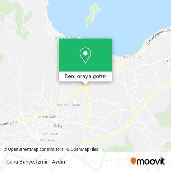 Çuha Bahçe harita